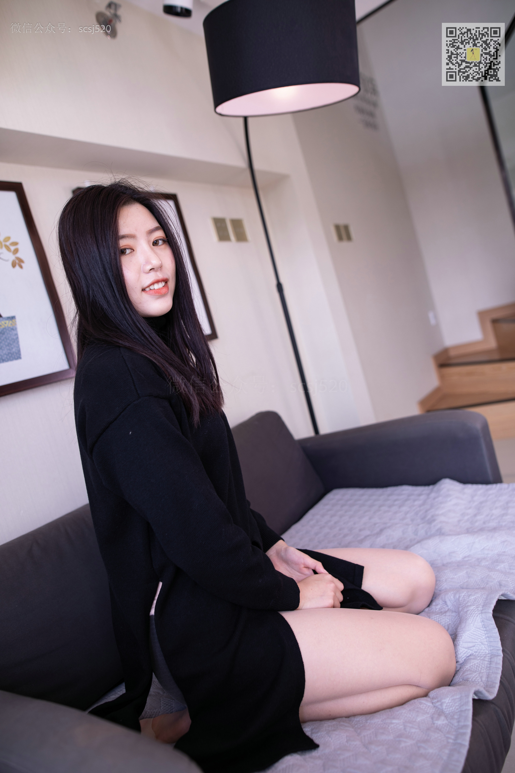 ISS山茶摄影 021 左左 自己穿丝来拍摄